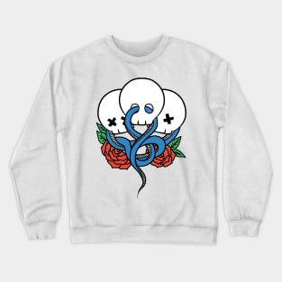 snake with skeleton Crewneck Sweatshirt